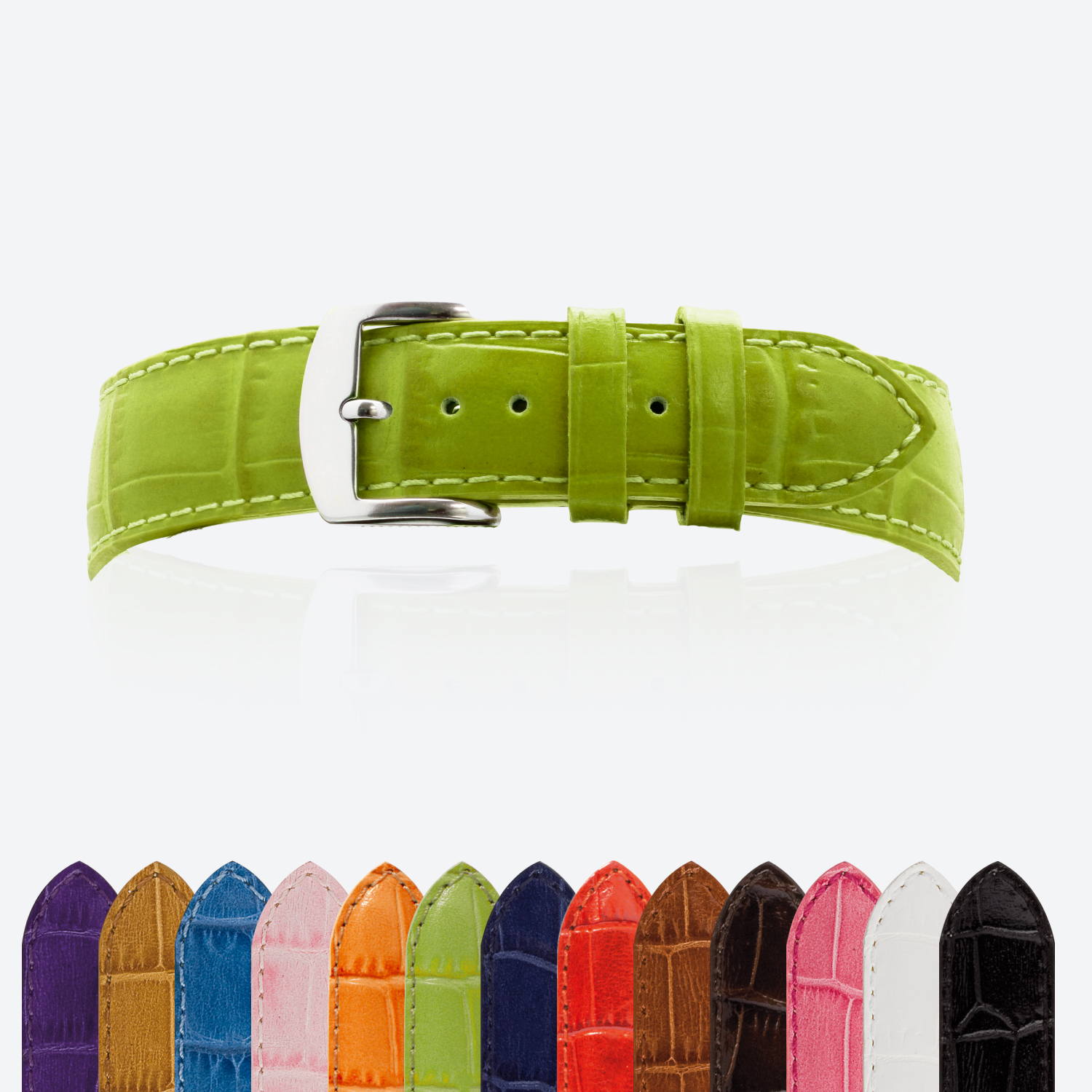 519 YAOUNDE Натуральная кожа теленка с тиснением под аллигатора