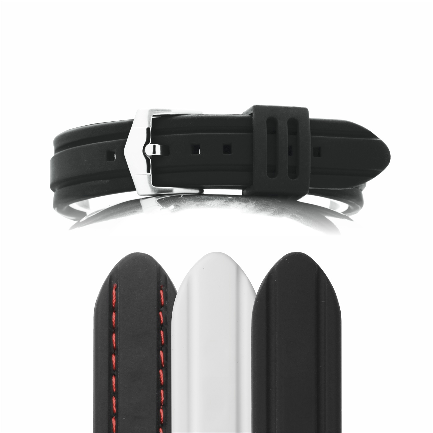 809 MALIBU Рельефный ремешок из силикона